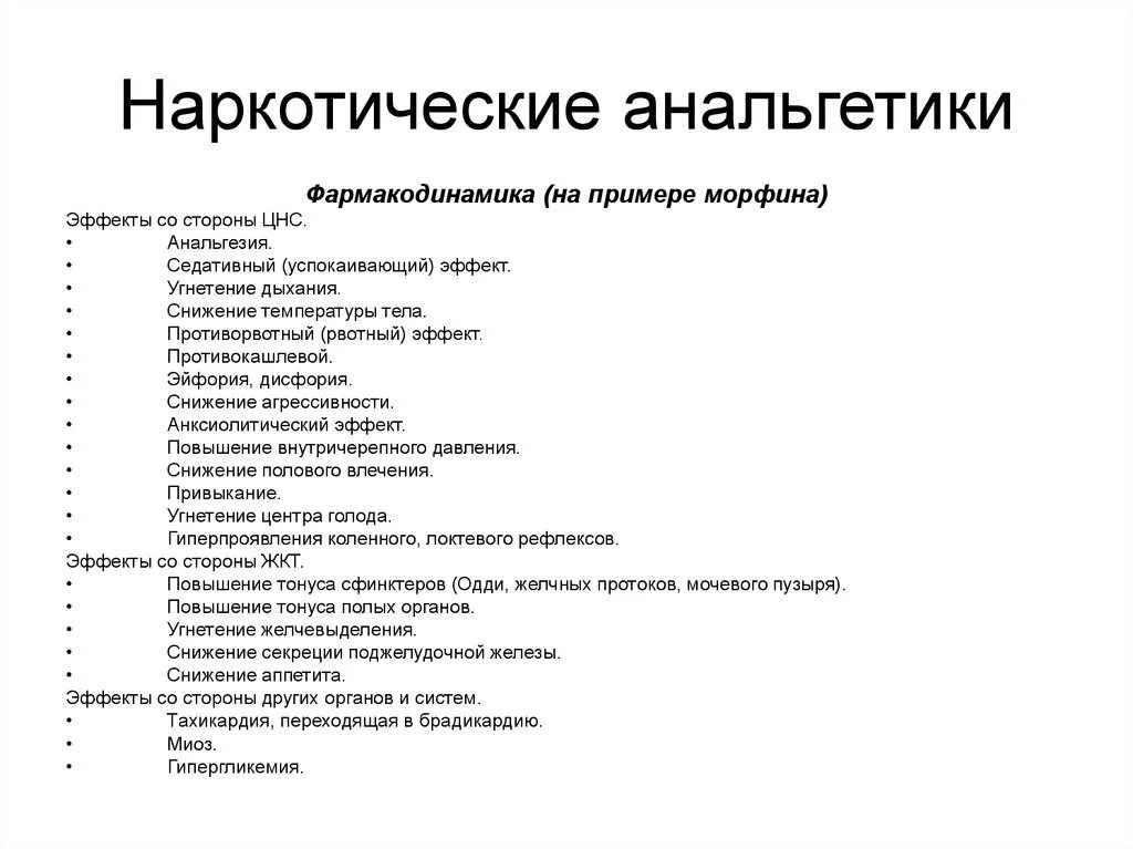 Обезболивающее список названий
