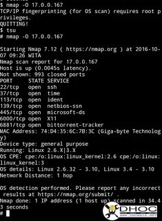 Nmap linux