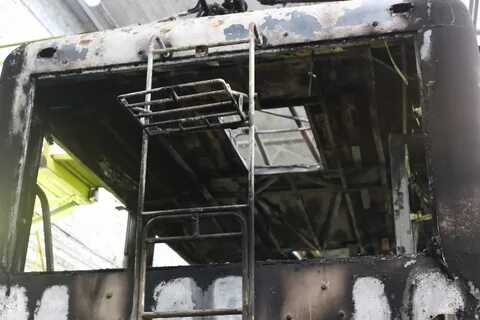 Рязань сгорел троллейбус
