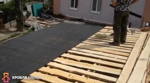 Кровля под рубероид