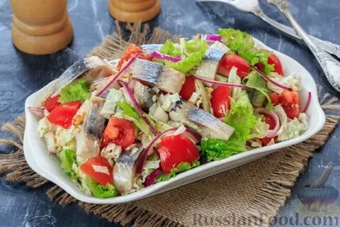 Помидоры с сельдью