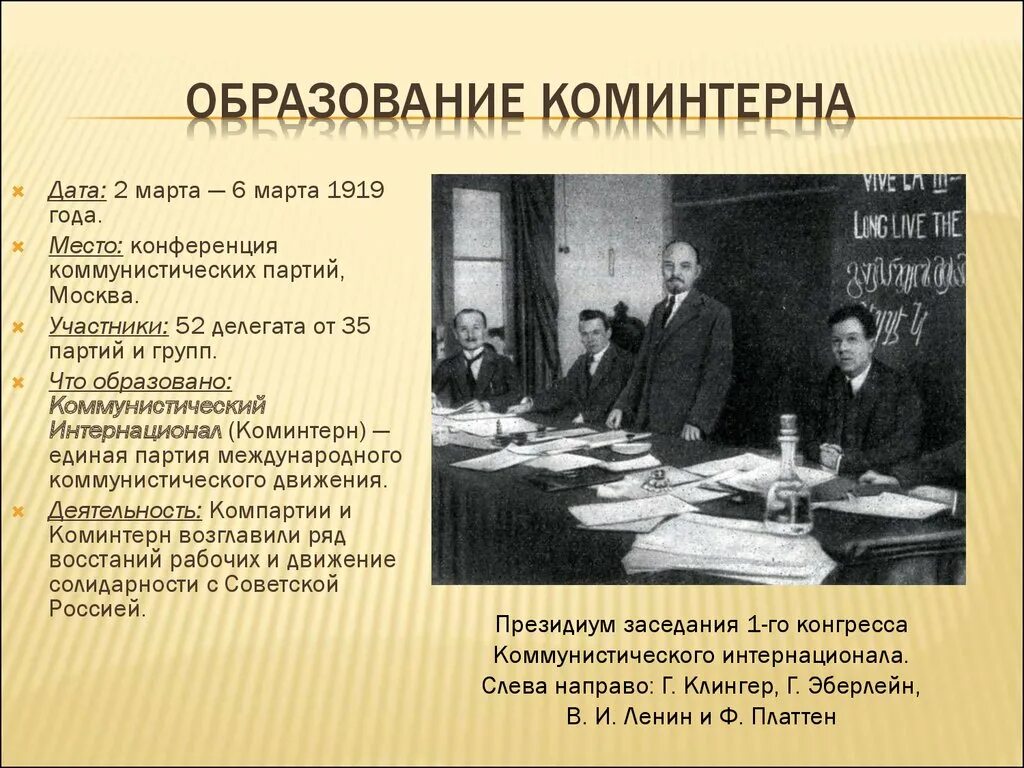 Коммунистический интернационал 1919 участники. 1919 Образование Коминтерна. Деятельность Коминтерна в 1919 2 конгресс. Коммунистический интернационал 1919 Страна цель.