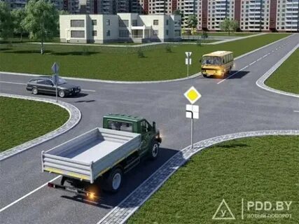Нерегулируемые неравнозначные дороги