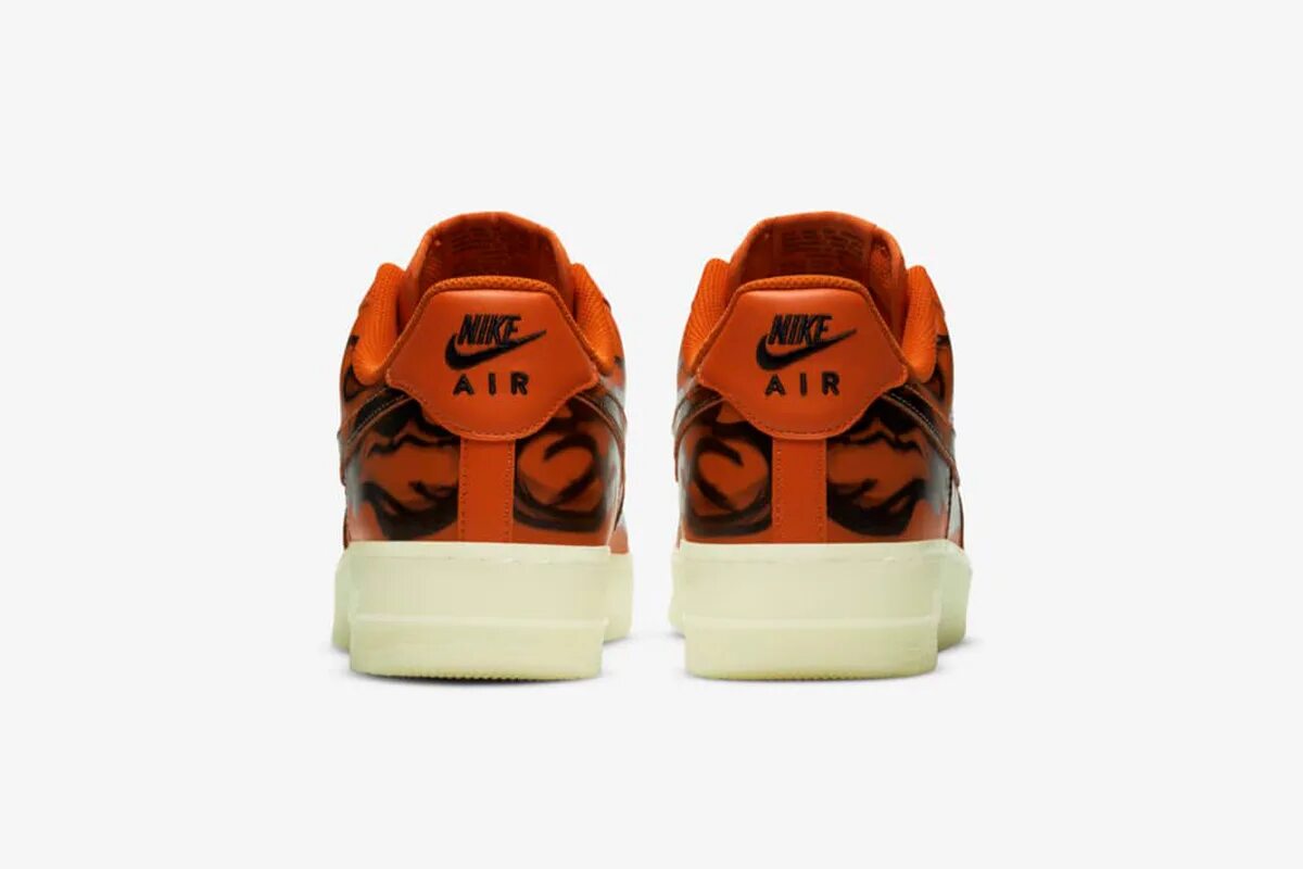 Nike air force skeleton orange. Nike Air Force 1 Skeleton Orange. Найк скелетон оранжевые. Найк скелетон оранжевые черные. Скелет в АИР Максах.