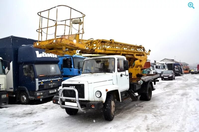 Автовышка ГАЗ 3307. Услуги автовышки 4 ВД. Автовышка Тверь. Автовышка РФ.