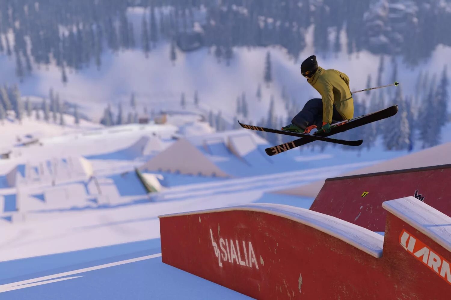 Skiing game