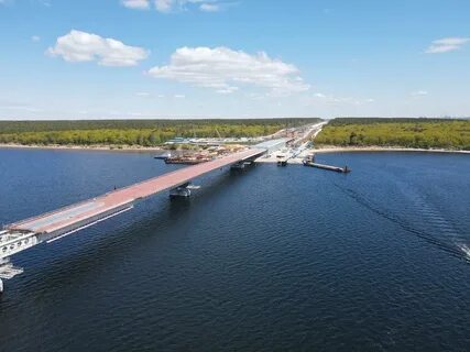 Новая дорога через волгу