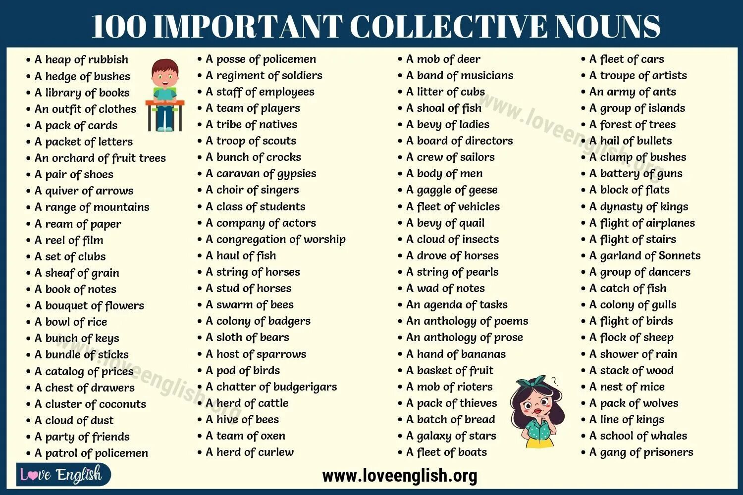 Collective Nouns в английском. Collective Nouns of English. Group Nouns в английском языке.