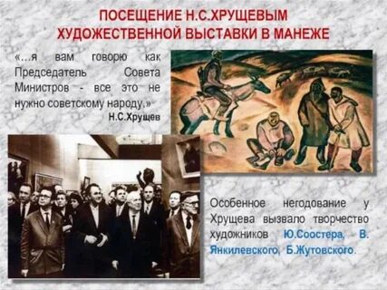 Выставка авангардистов в манеже