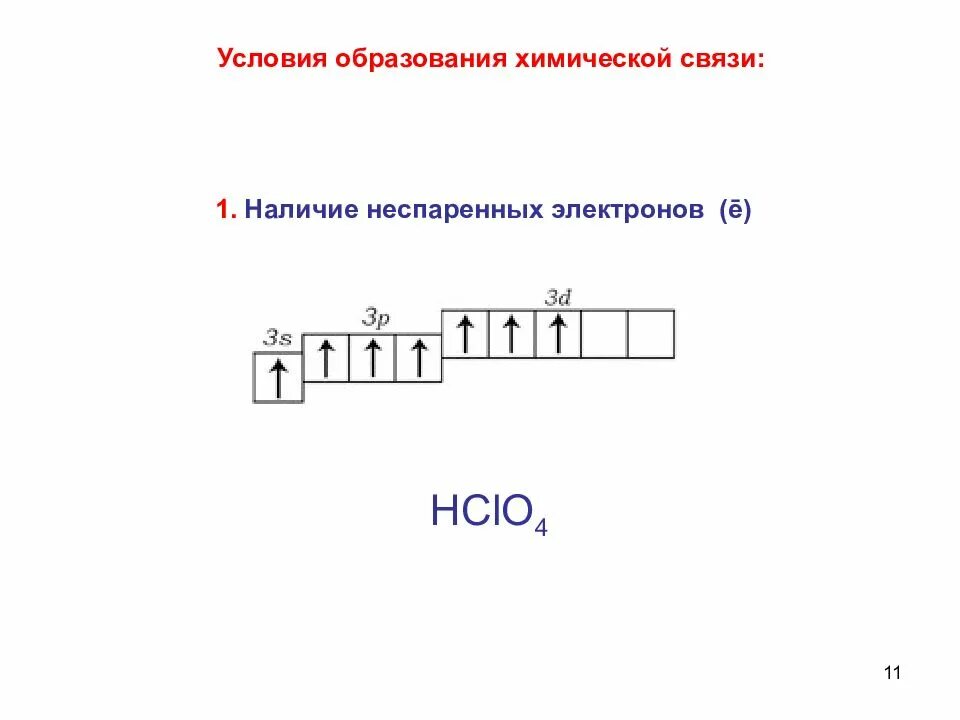 Число неспаренных электронов фосфора