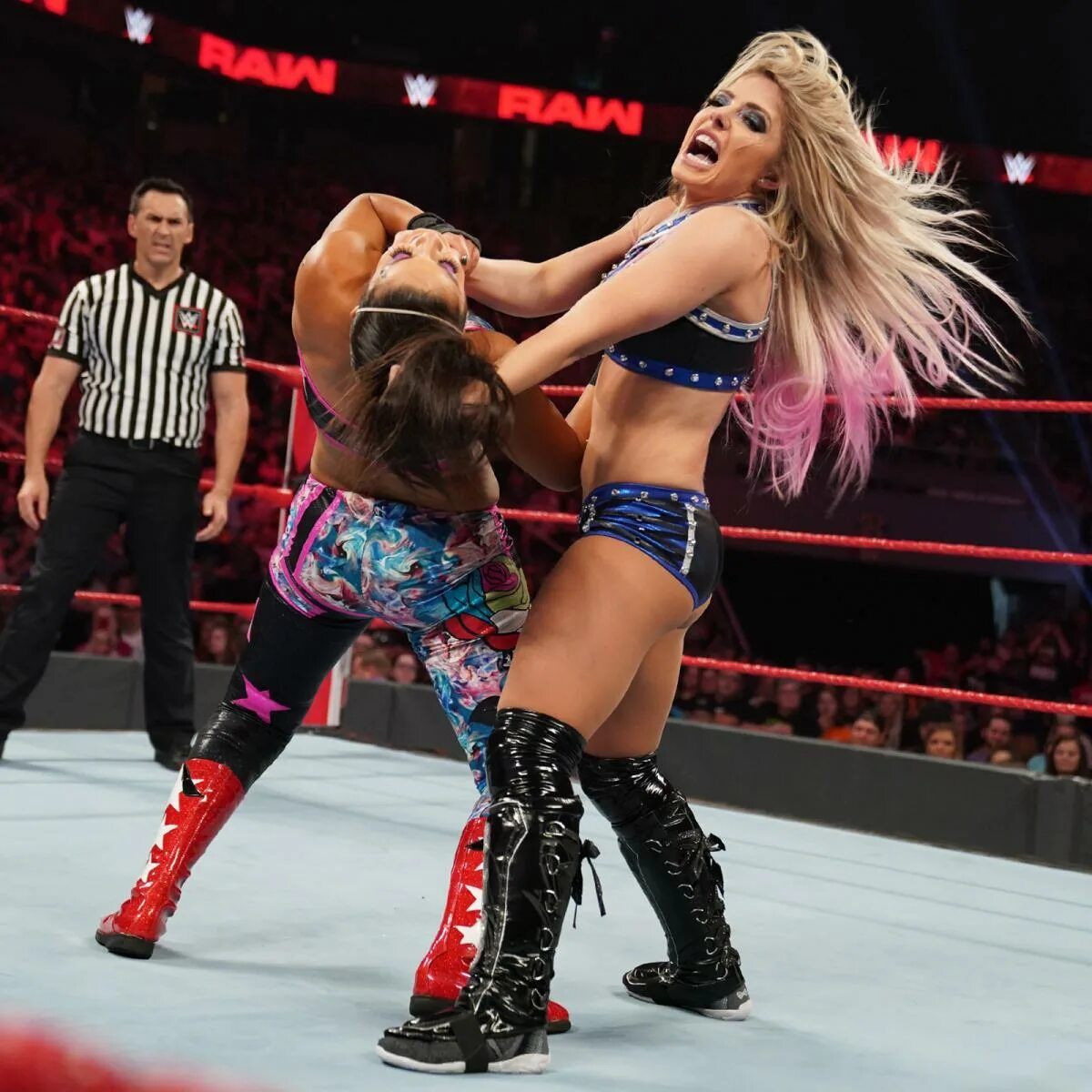 WWE Nikki Cross. Alexa Bliss 2018. Vs nikki