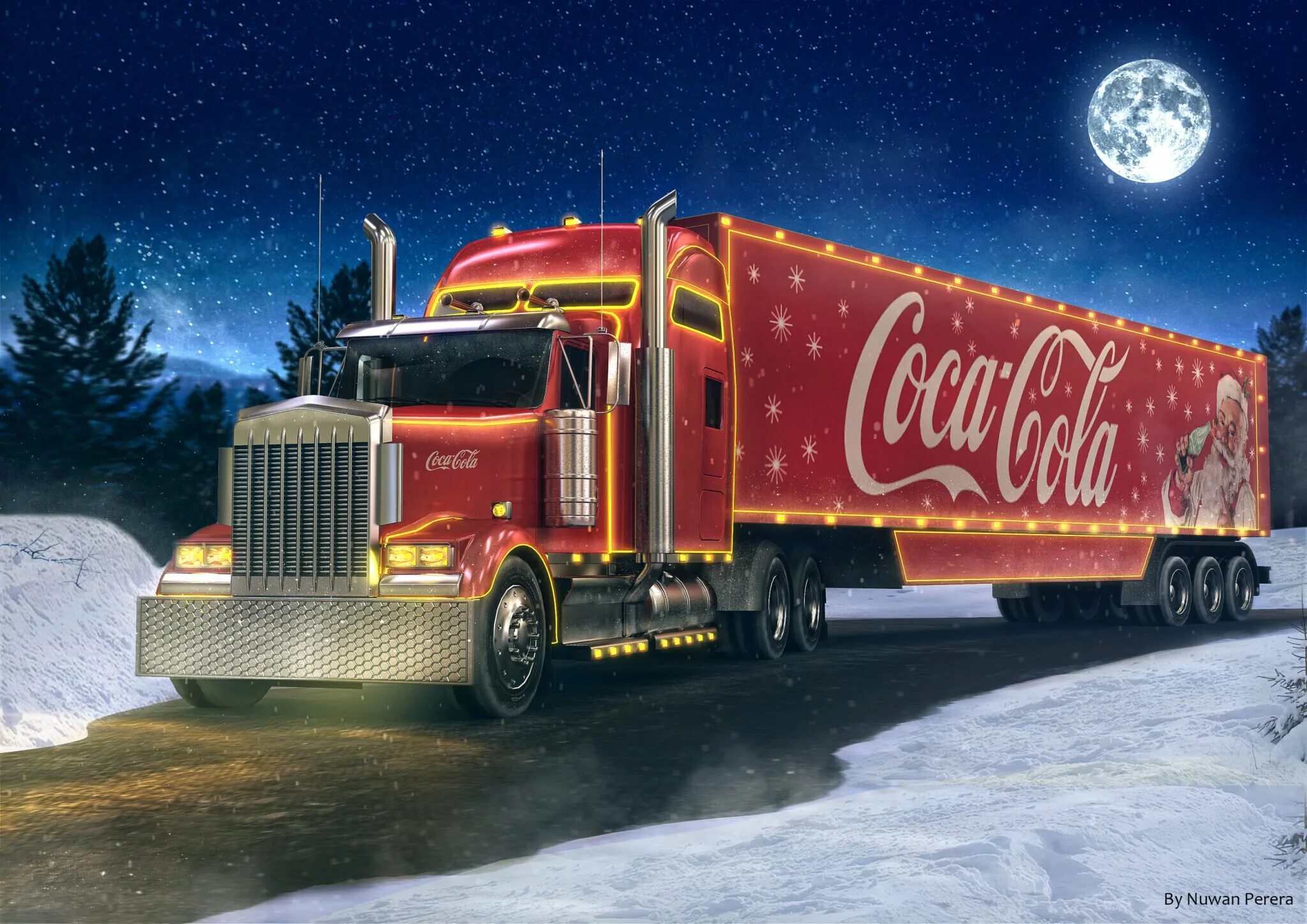 Freightliner грузовик Coca Cola. Грузовик Кока кола сбоку. Рождественский грузовик Кока кола. Автопоезд Кока кола новогодний.
