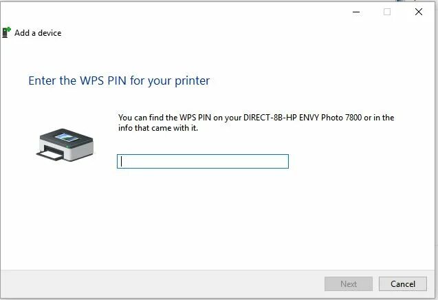 Подключение принтера wps. Пин код wps для принтера.