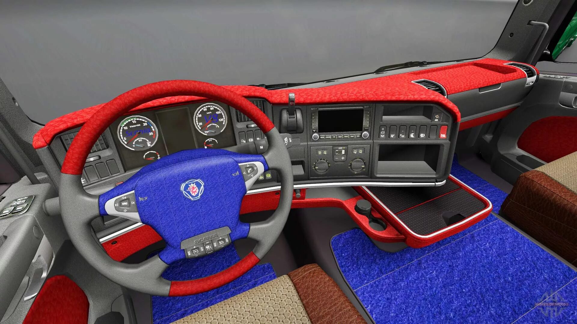 Интерьер scania