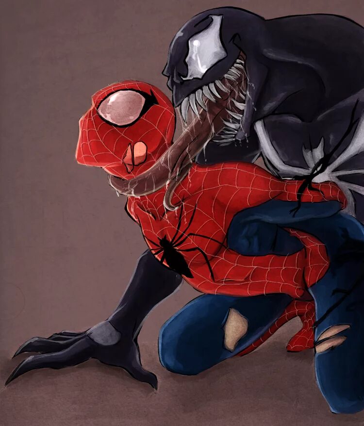 Питер паркер веном. Человек паук паркер веном. venom spider man питер паркер. питер паркер и веном 18.