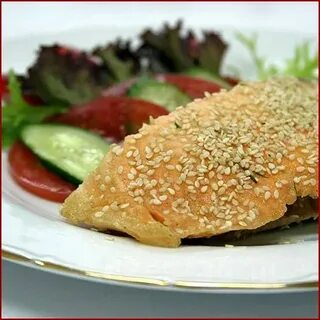 Язычки с кунжутом