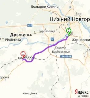 Богородск маршруты