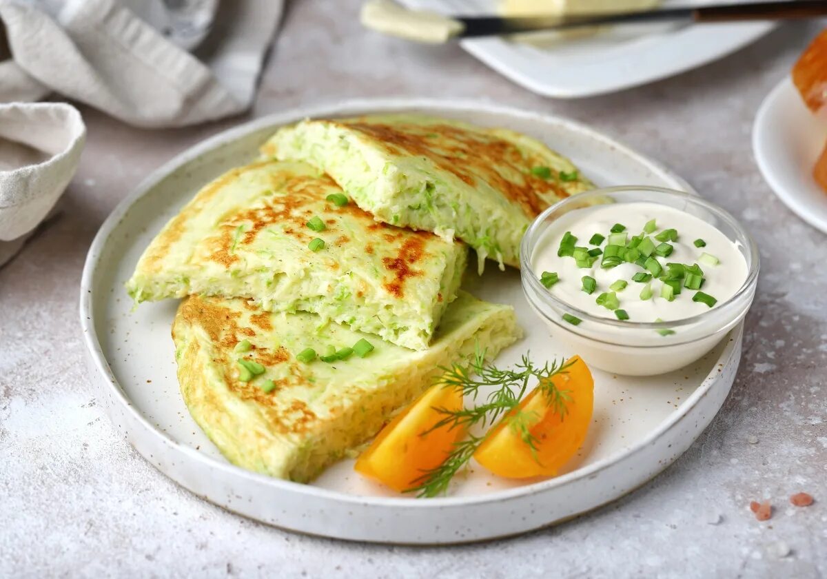 Сырный омлет с кабачками Рецепты от Анны Дзен