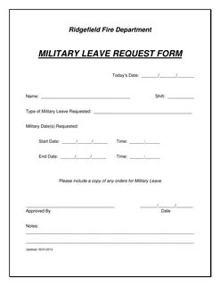 Leave your request