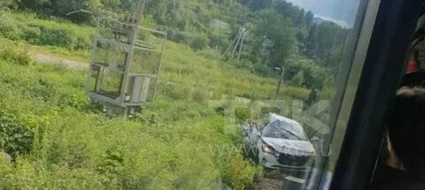 Электричка столбу