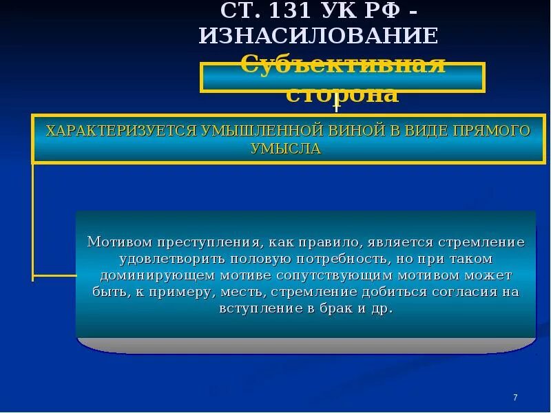 Действия насильственного характера в отношении несовершеннолетнего. Статья 131 ч 2 уголовного кодекса.