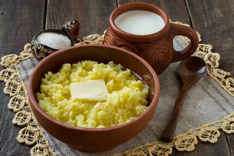 Каша со сливочным маслом