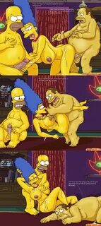 comics-toons, comic book guy, homer simpson, marge simpson, the simpsons, f...