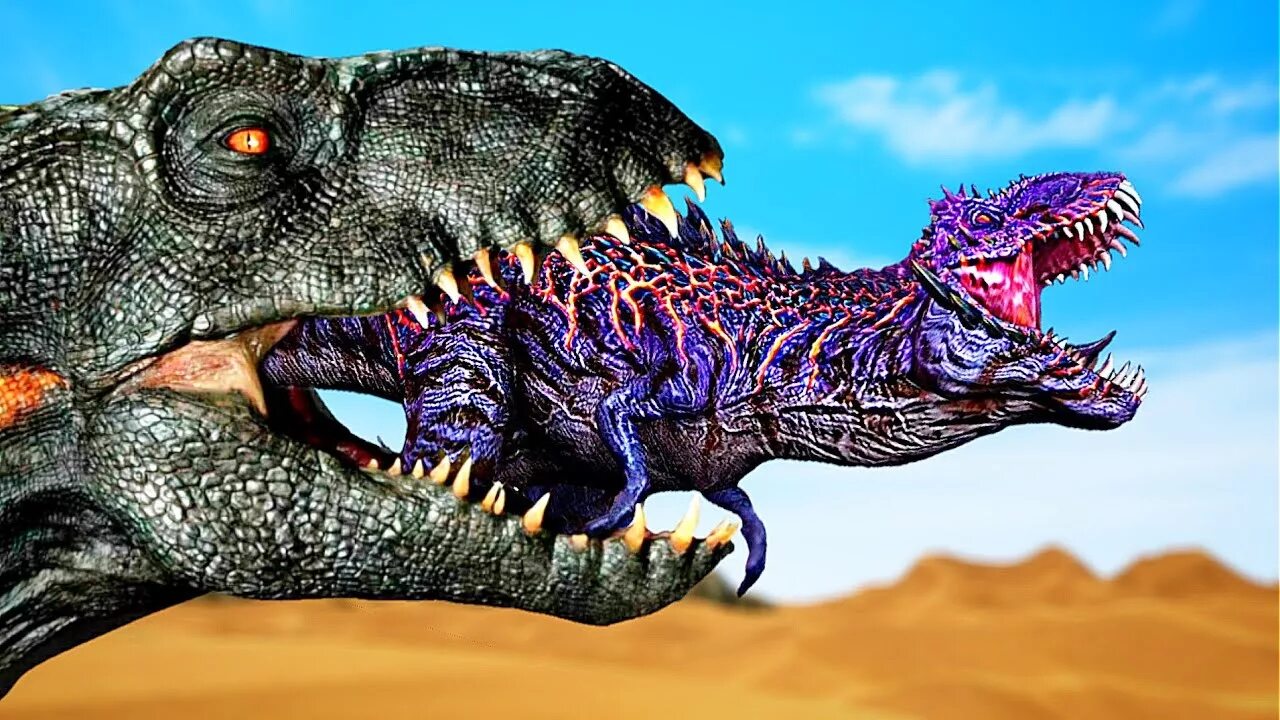 T rex vs t rex 2