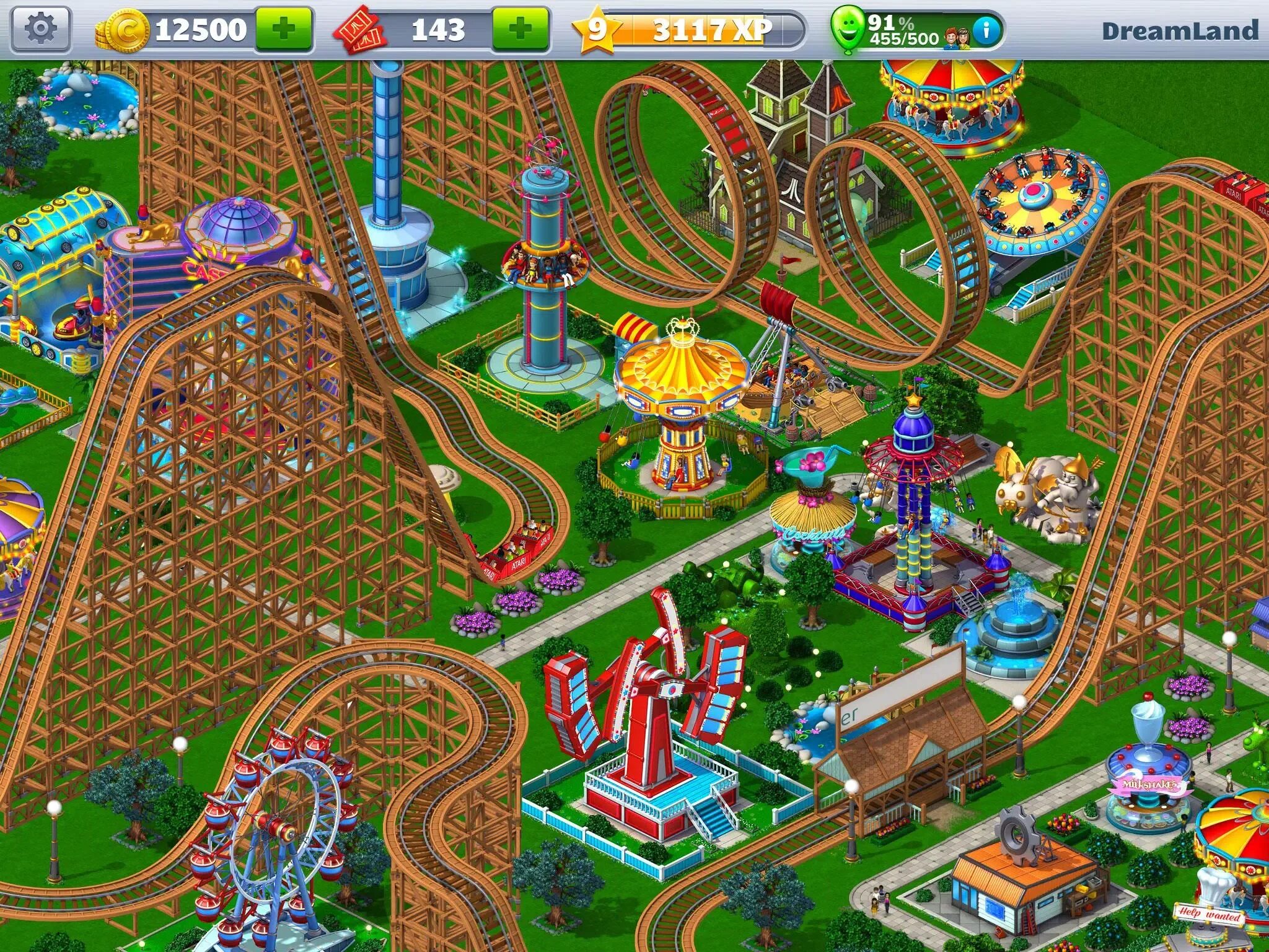 Игрой аттракционом является игра. Tycoon парк аттракционов. Rollercoaster Tycoon 4. Rollercoaster Tycoon 4 mobile. Roller Tycoon аттракционы.