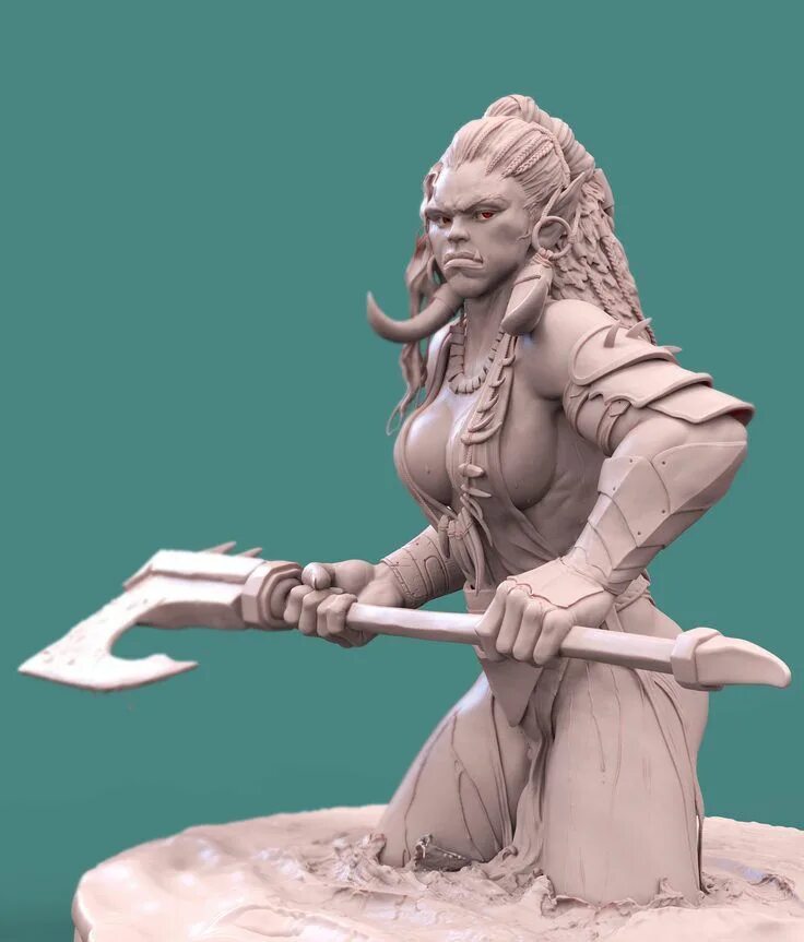 Fill in sculpt design paint build