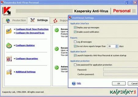 Kaspersky setup