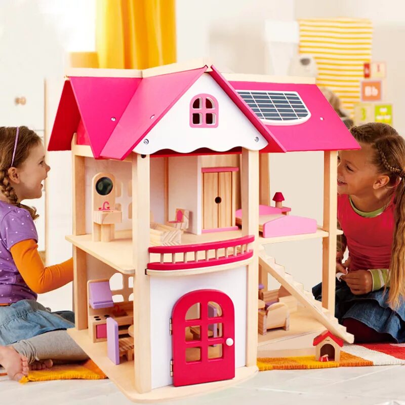 Той хаус. Игрушечный домик. Детский игрушечный домик. Деревянный кукольный домик. Детские домики для кукол.