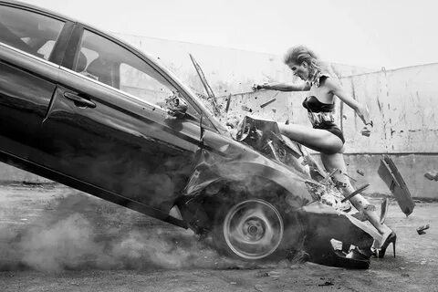 In the death car