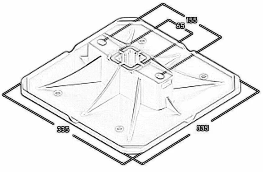 5093 vis 7 7 510x335 svg. Опора кровельная 335 Termoclip. 335x335 мм кровельная опора. Опора кровельная 335 TSS 335 b38**. Кровельная опора Solid foot 350x350 с вертикальным кронштейном арт. 04.030.