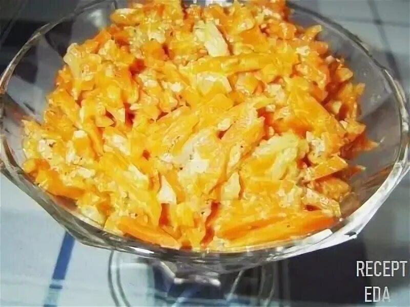 Рецепт салата рыжик с морковью. Рецепт салата рыжик с морковью