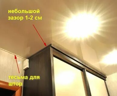 Зазор между шкафом и потолком
