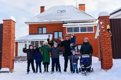 Многодетная семья в подмосковье