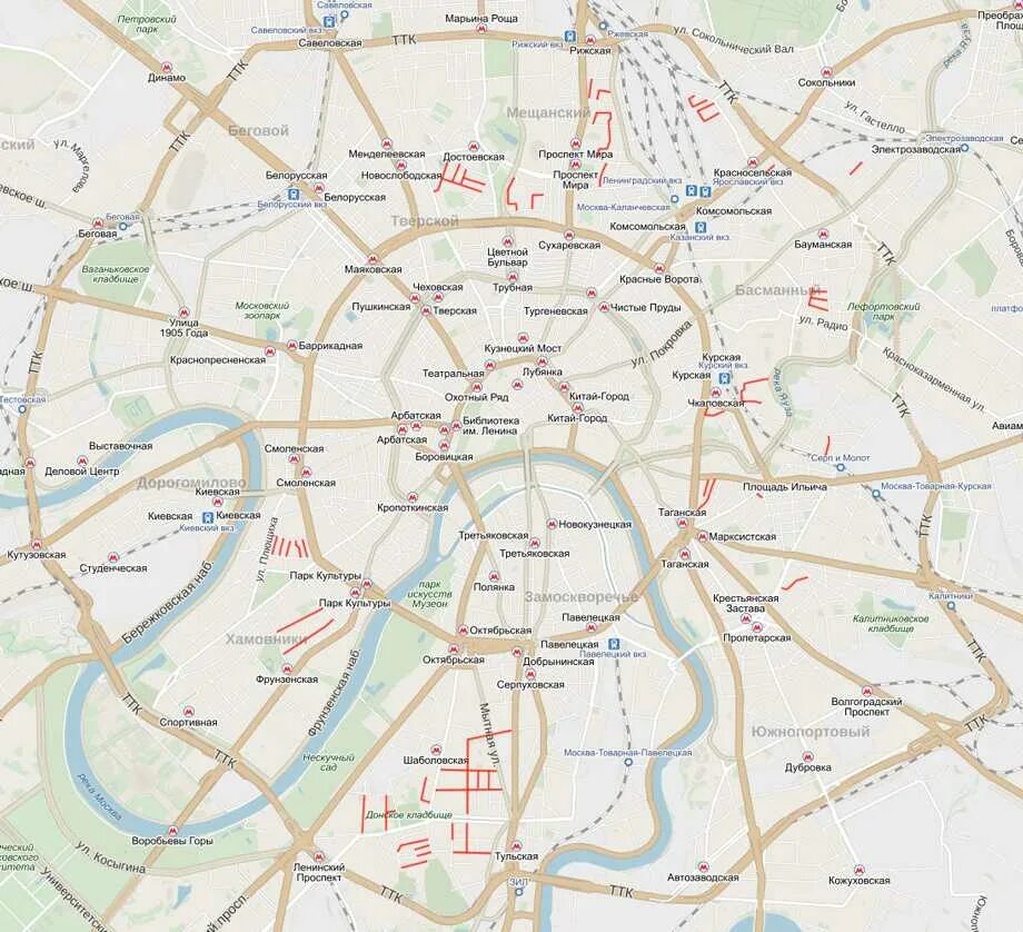 Железнодорожные вокзалы Москвы на карте. Карта Москвы с метро и улицами. Железнодорожные вокзалы Москвы на карте Москвы. Москва карта метрополитена с улицами.