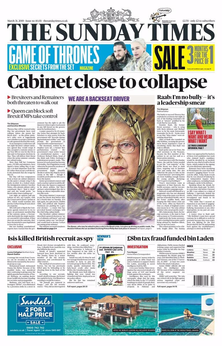 Sunday newspapers. The Sunday times. The Sunday times newspaper. The times and Sunday times. The Sunday times (uk).