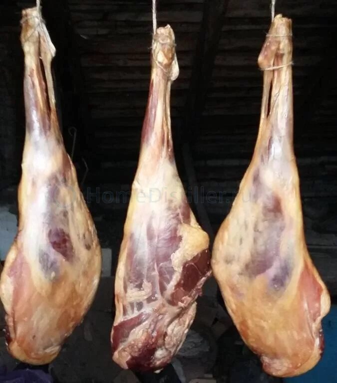 Копчение бараньей ноги. Копчение бараньей ноги