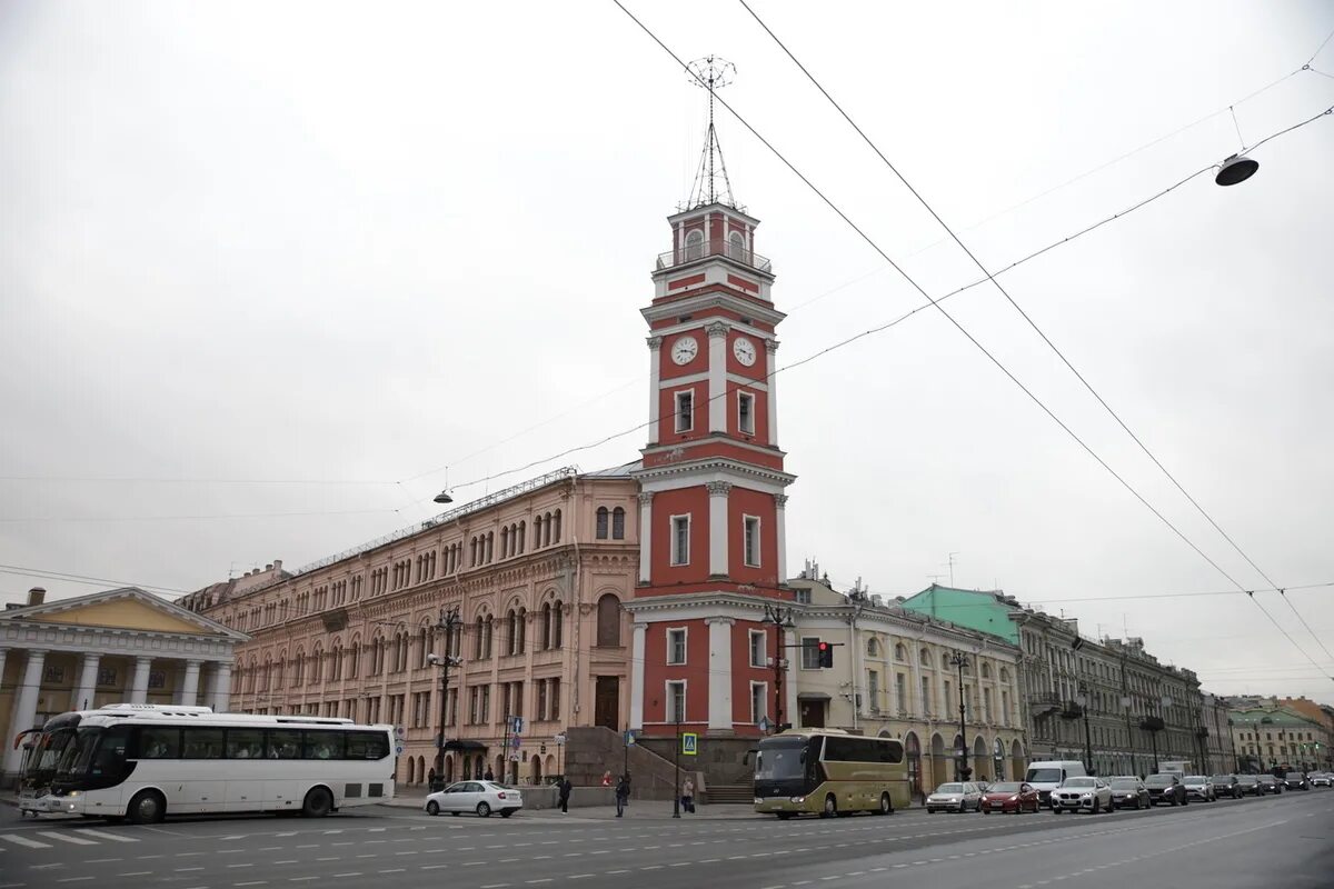 Башня городской Думы СПБ. Думская башня СПБ. Здание городской Думы (Думская ул., 1 – 3). Смотровая на думской