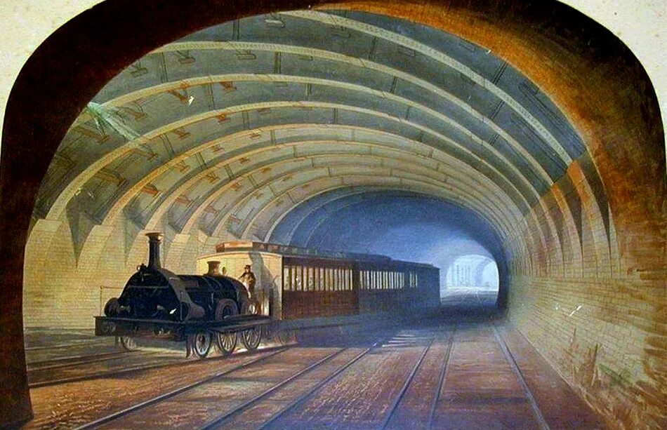 В каком году было метро. Первое метро в лондоне 1863. метро лондона 1863 года. первая в мире подземная железная дорога - лондонское метро. первая линия метрополитена в лондоне.