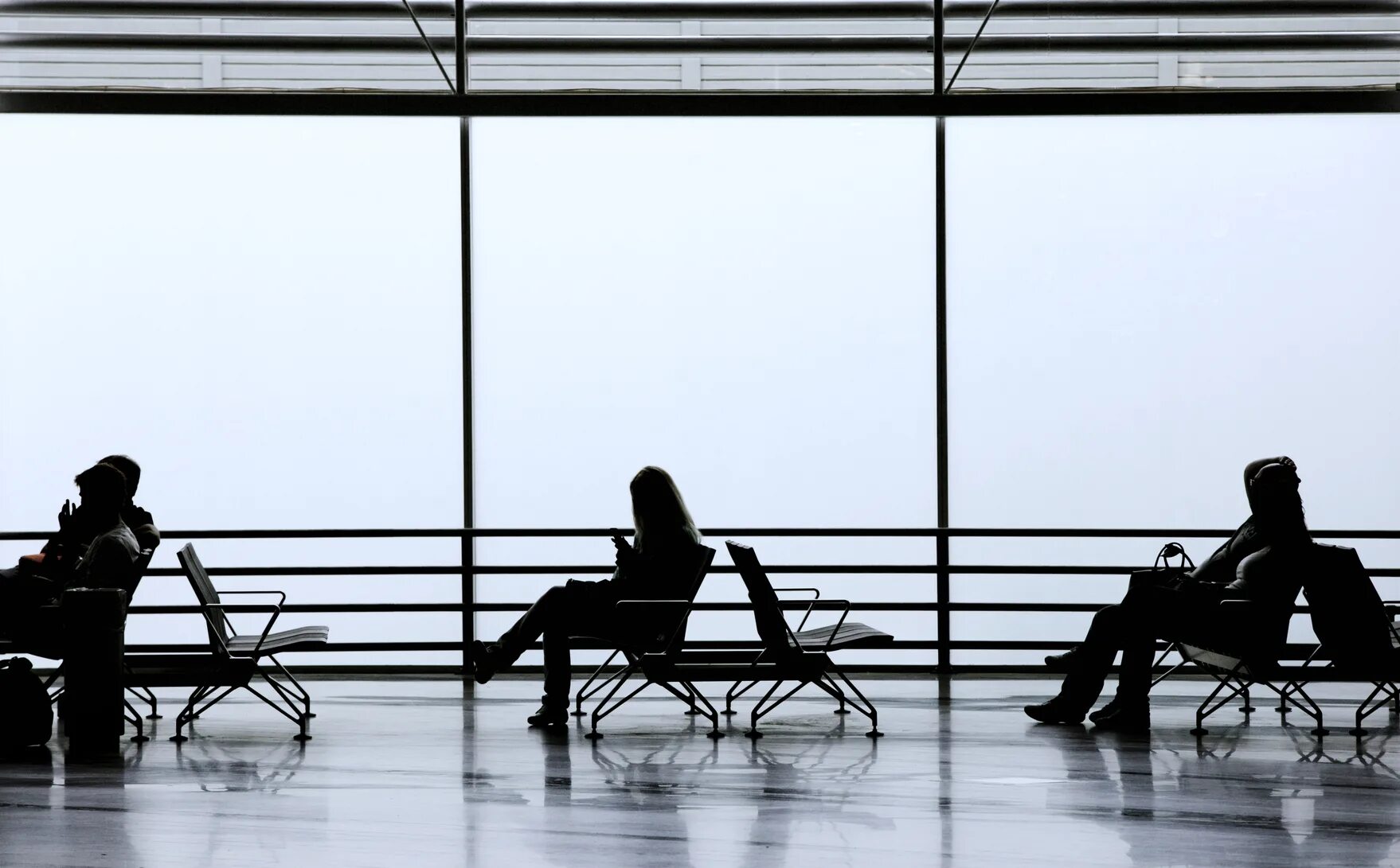 Bekleme. Waiting Room at the Airport. Waiting inoc. A Family of three waiting at the Airport. Waiting hall