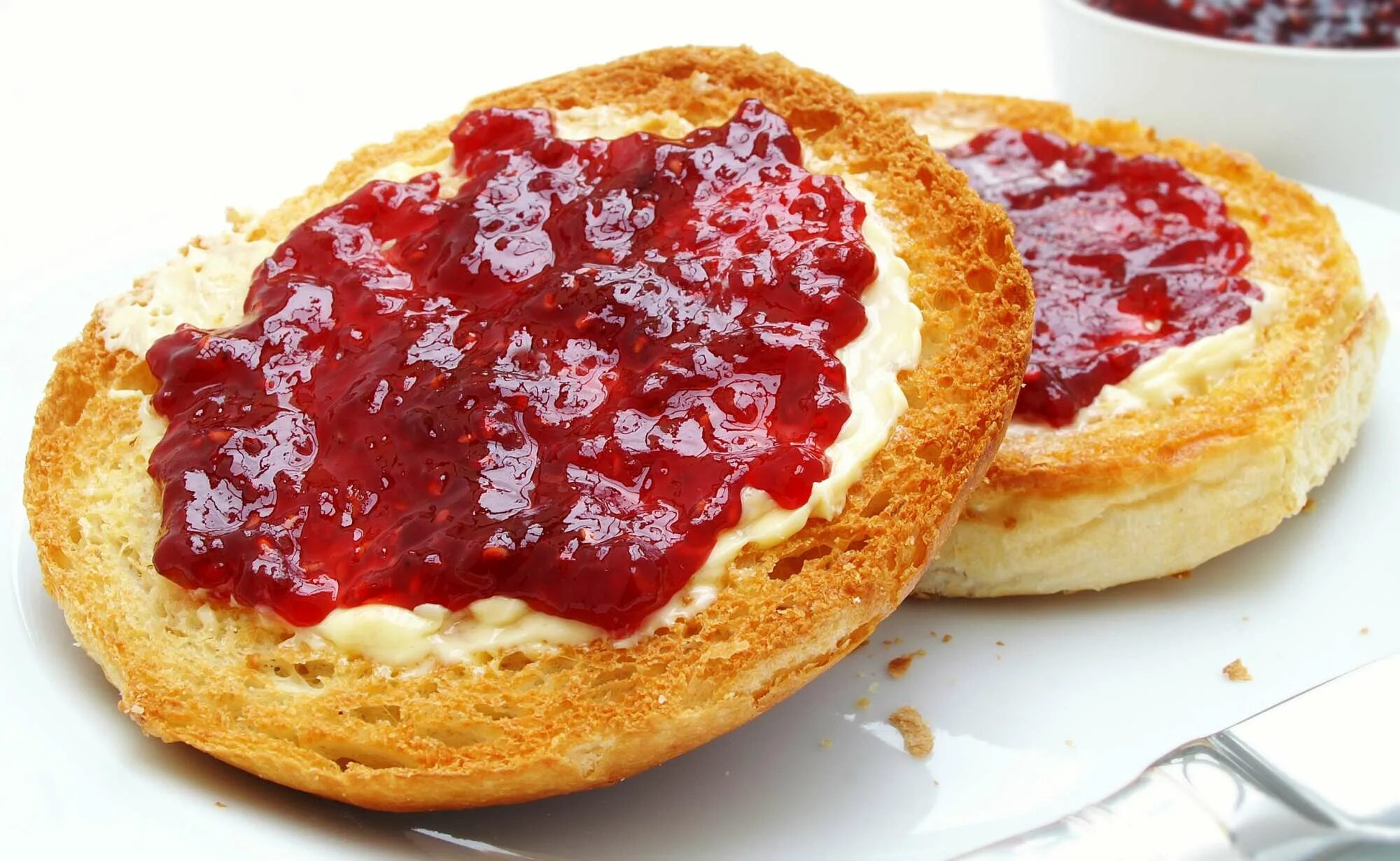 Bun witth jam