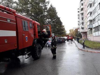 Пожар в бердске