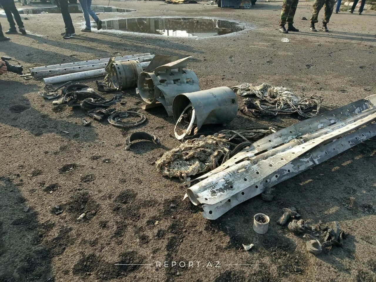 Обломки. Обломки ракеты.