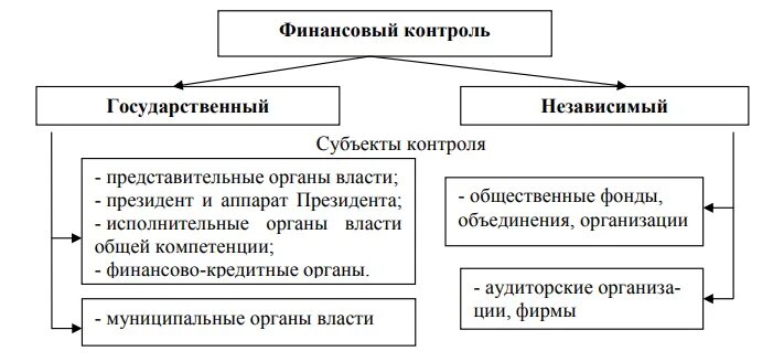 Субъекты и объекты финансового контроля схема. Виды и субъекты финансового контроля в РФ. Субъекты финансового контроля в РФ. Субъекты осуществляющие государственный финансовый контроль. Государственный финансовый контроль осуществляется органами