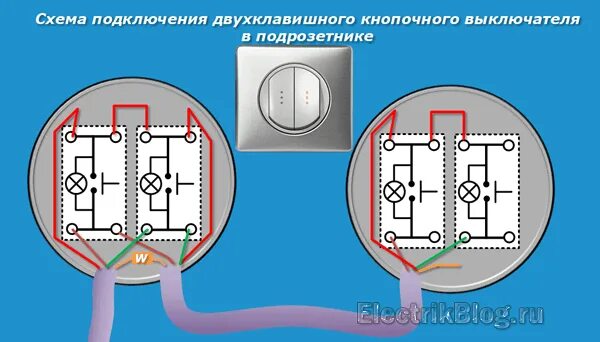 Беспроводной двухклавишный выключатель с реле схема подключения Выключатель 2-клавишный с подсветкой Legrand Valena белый 10АX Купить в интернет