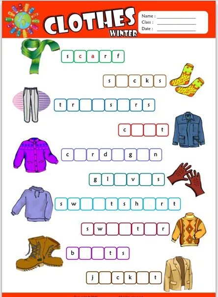 Теплая одежда на английском. Одежда worksheets. задания про одежду на английском языке для детей. clothes упражнения. одежда words for kids.