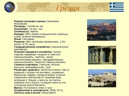 Как называют грецию